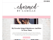 Tablet Screenshot of charmedbycamille.com